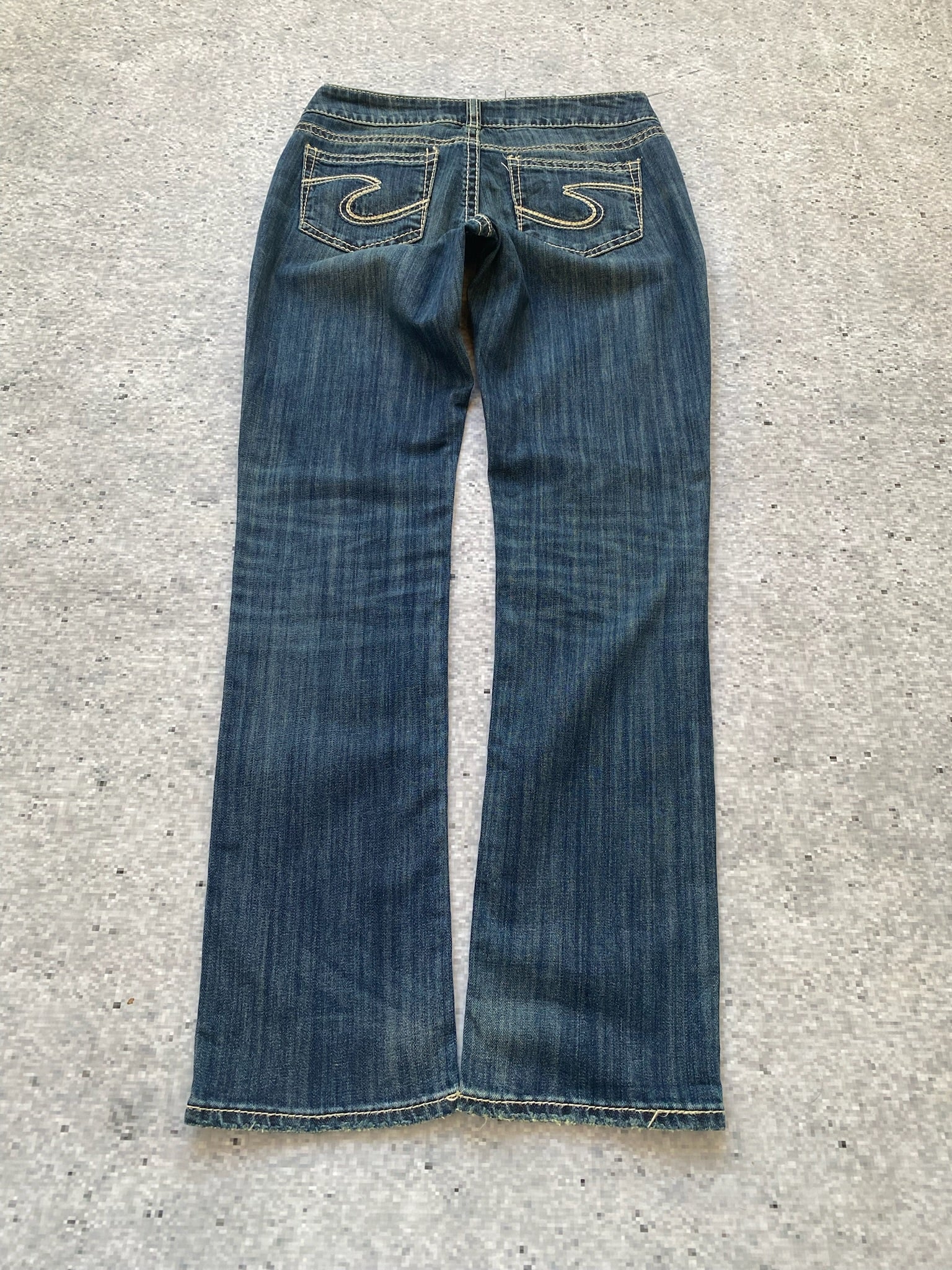 Low Rise 2000s Suki Slim Silver Woman Jeans