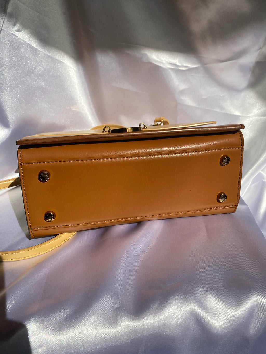 Charles & Keith Brown and Beige Bag