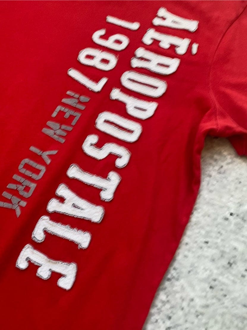 Red Aeropostale Men's Tee Aeropostale