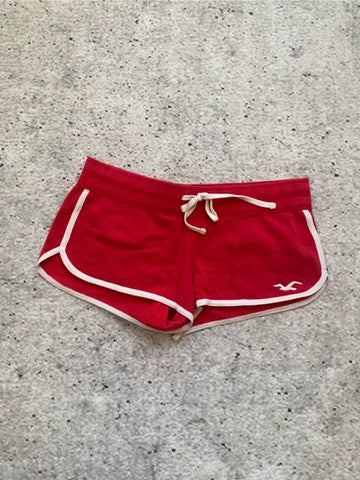Red Cotton Hollister Microshorts
