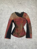 90s-20s Cop Copine-inspired avantgarde longsleeve