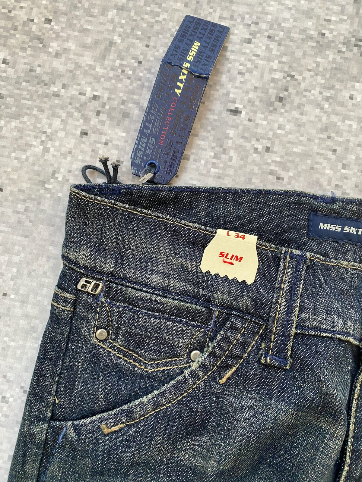 Brand New Miss Sixty Style "Blitz" Low Rise Slim Bootcut