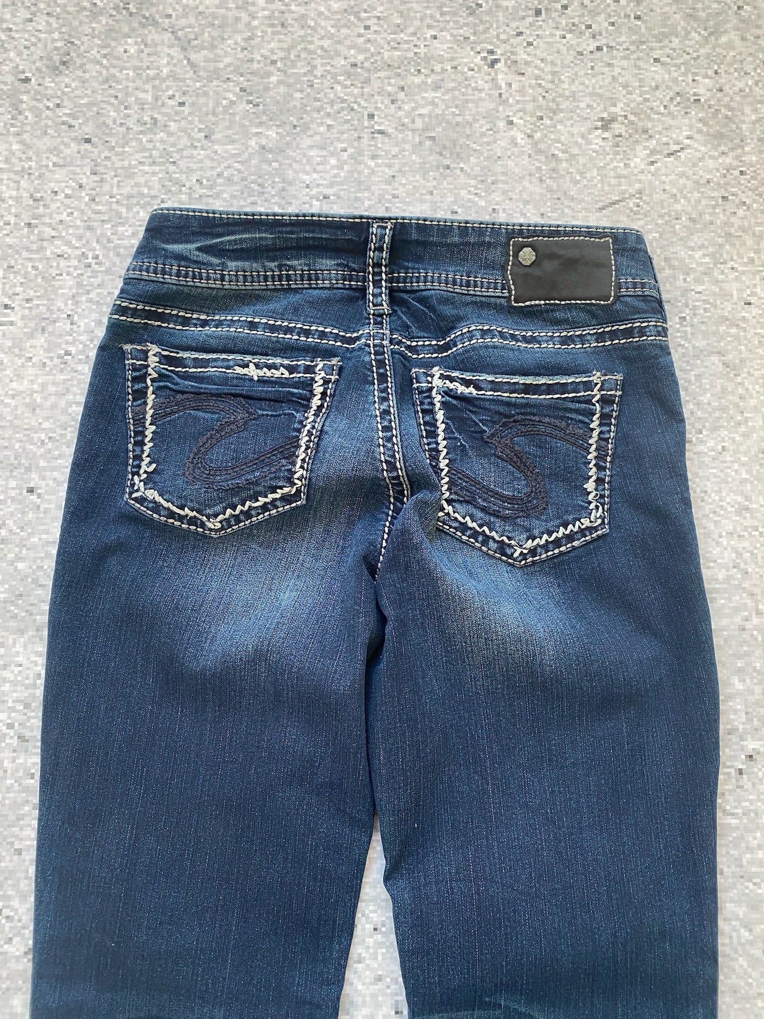 2000s Low Rise Bootcut Suki Silver Woman Jeans