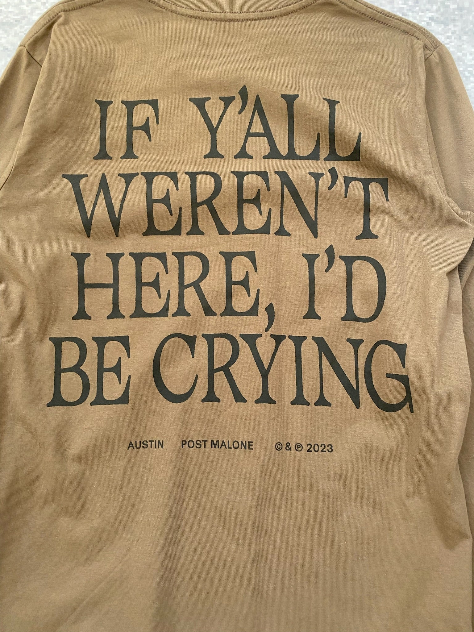Military Green 2023 Post Malone Austin Long Sleeve