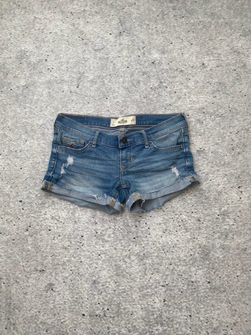 2000s Folded Low Rise Hollister Microshorts Hollister