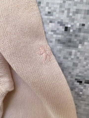 EDC by espirit light pink bella swan inspired snatched v-neck sweater