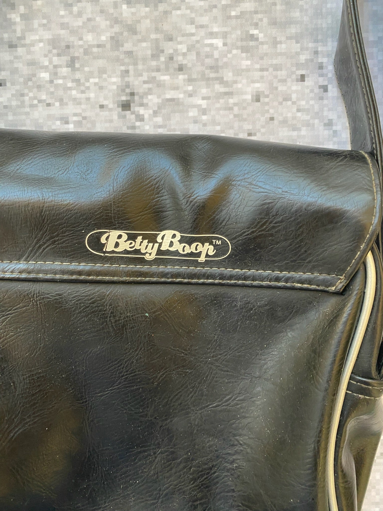 Vintage Betty Boop Shoulder Leather Bag