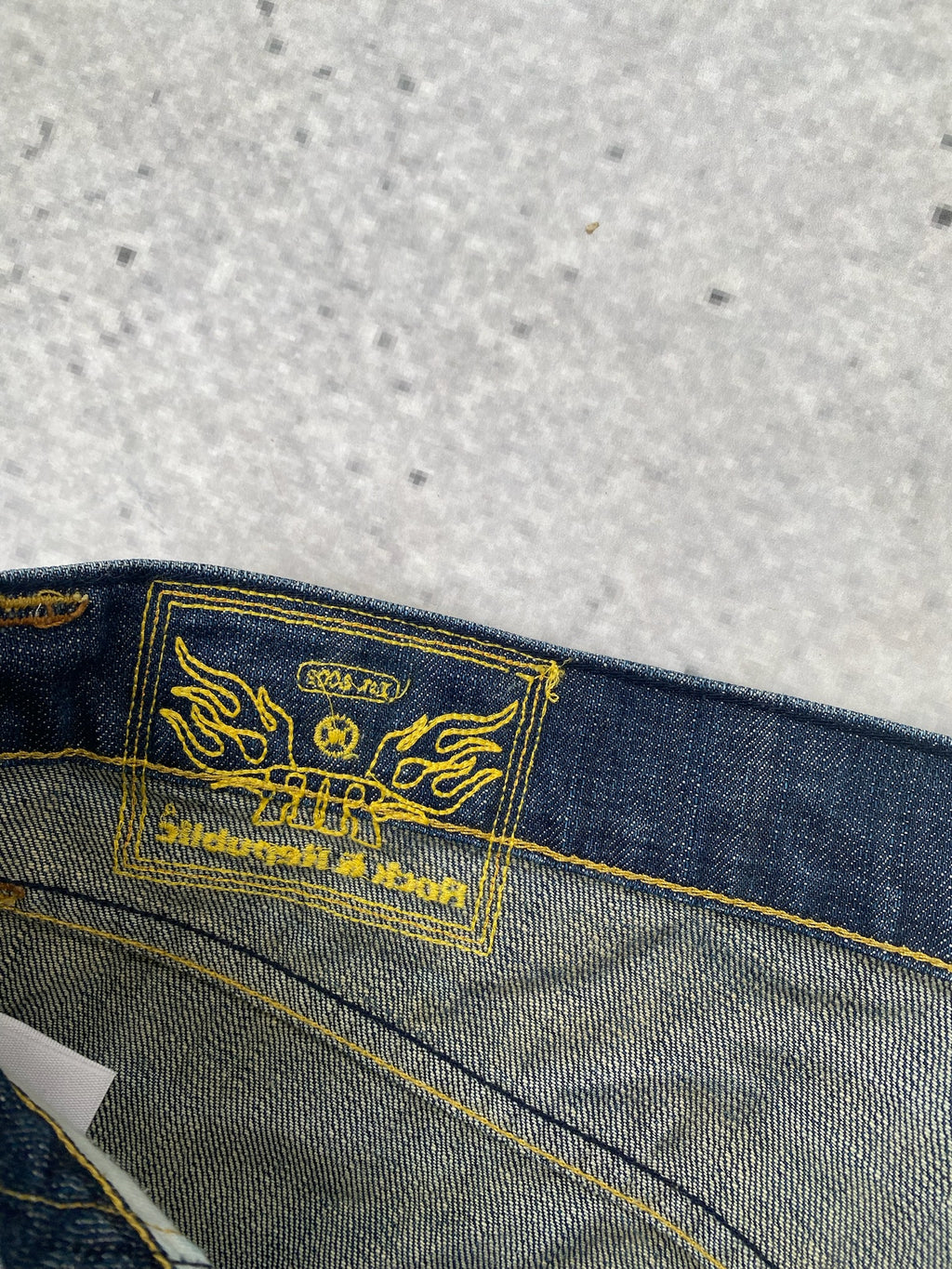 Distressed Rock and Republic Bootcut Men Jeans