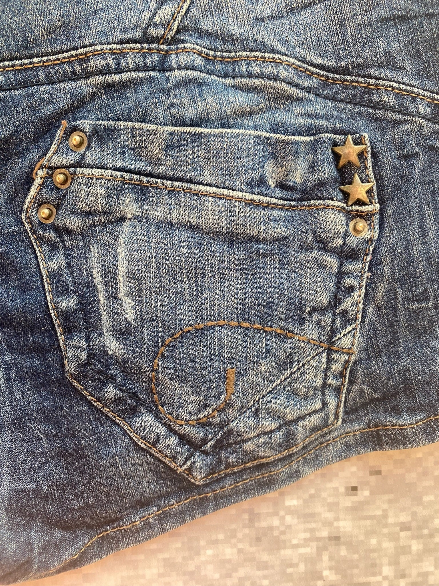 Fishbone grunge microshorts