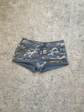 Camo Tiny "Made in Italy" Low Waisted Shorts