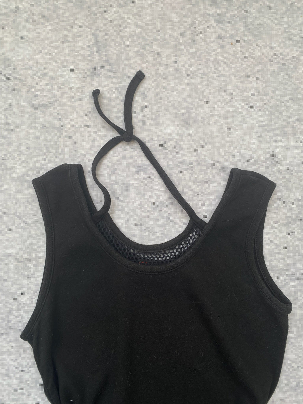 Spiral 2 In 1 Mesh Halter Top