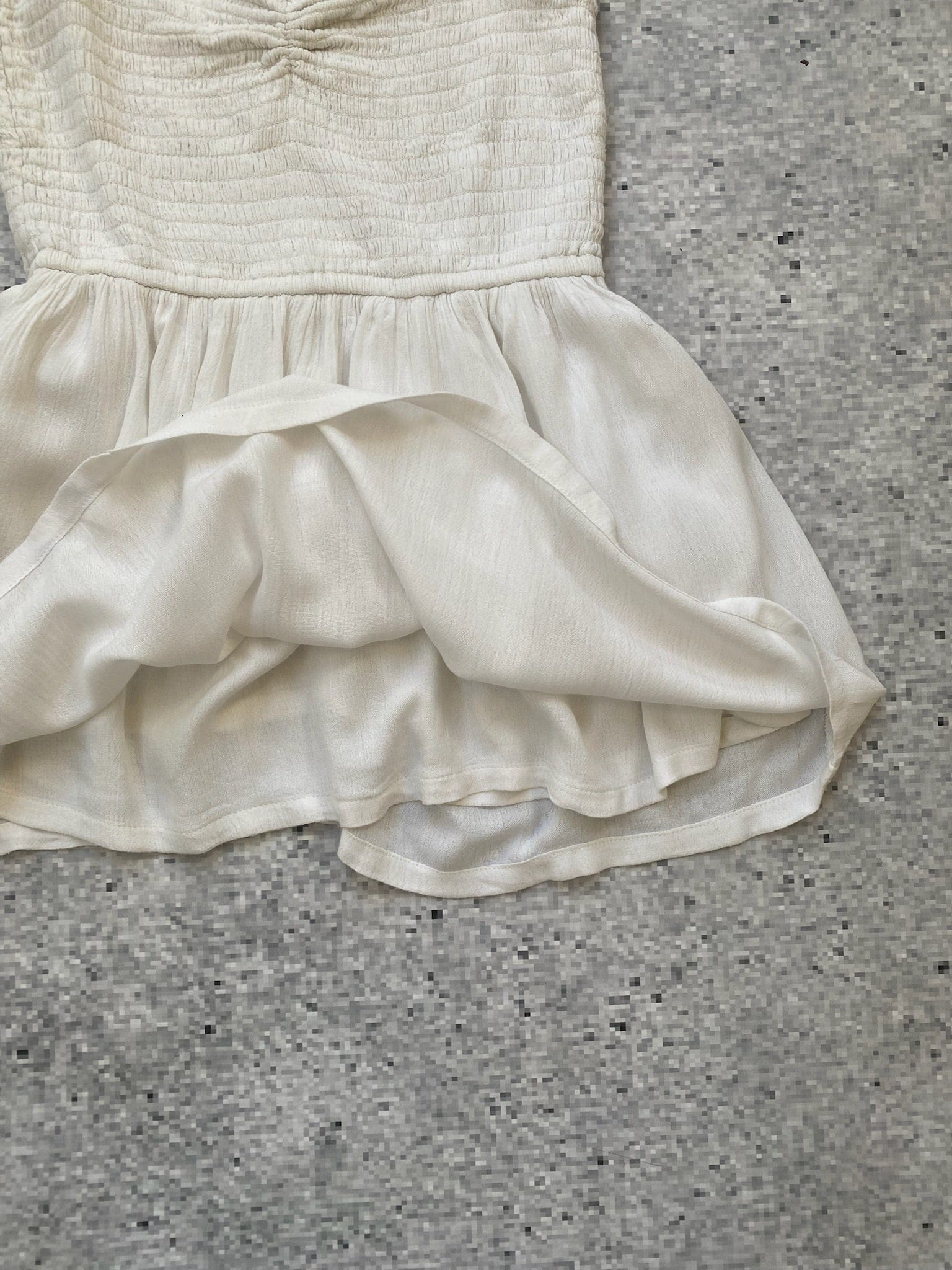 White Hollister Babydoll top