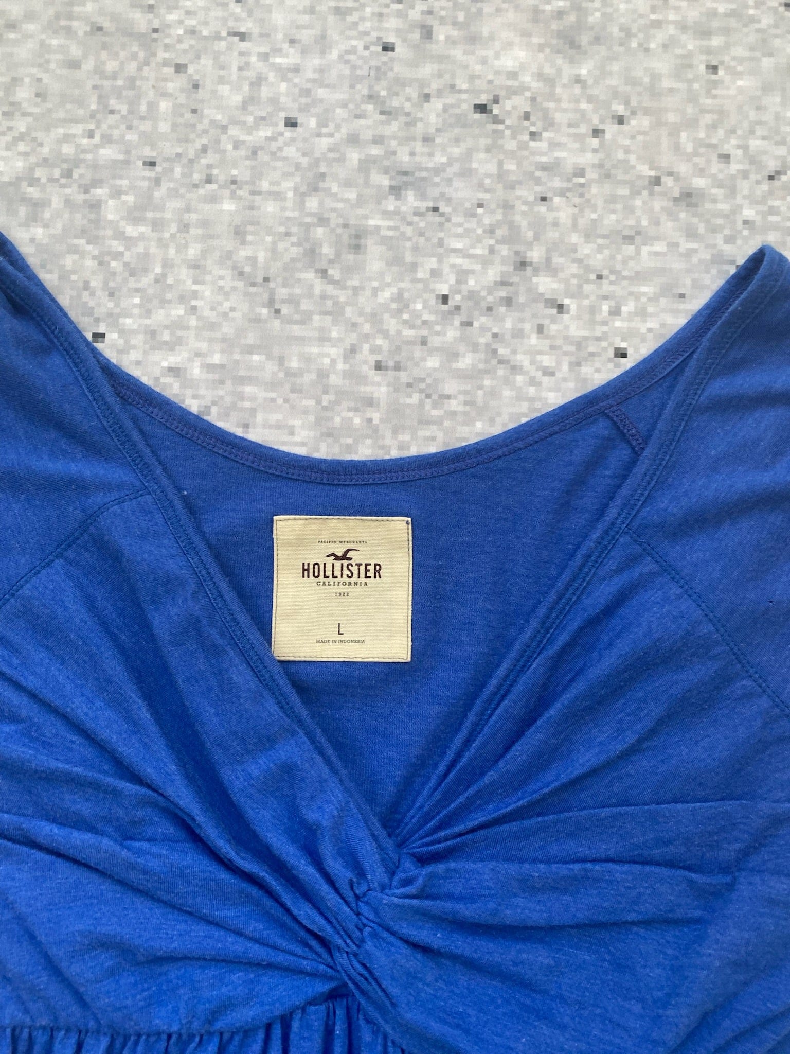 Hollister Blue Baby Doll Top