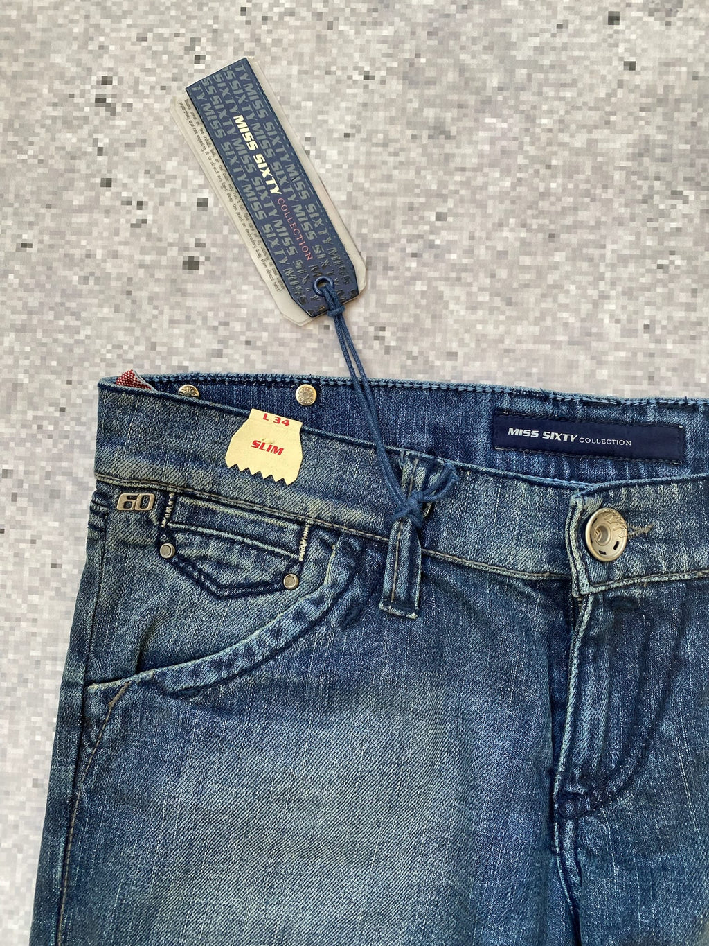Miss Sixty Low Rise Slim Bootcut Jeans
