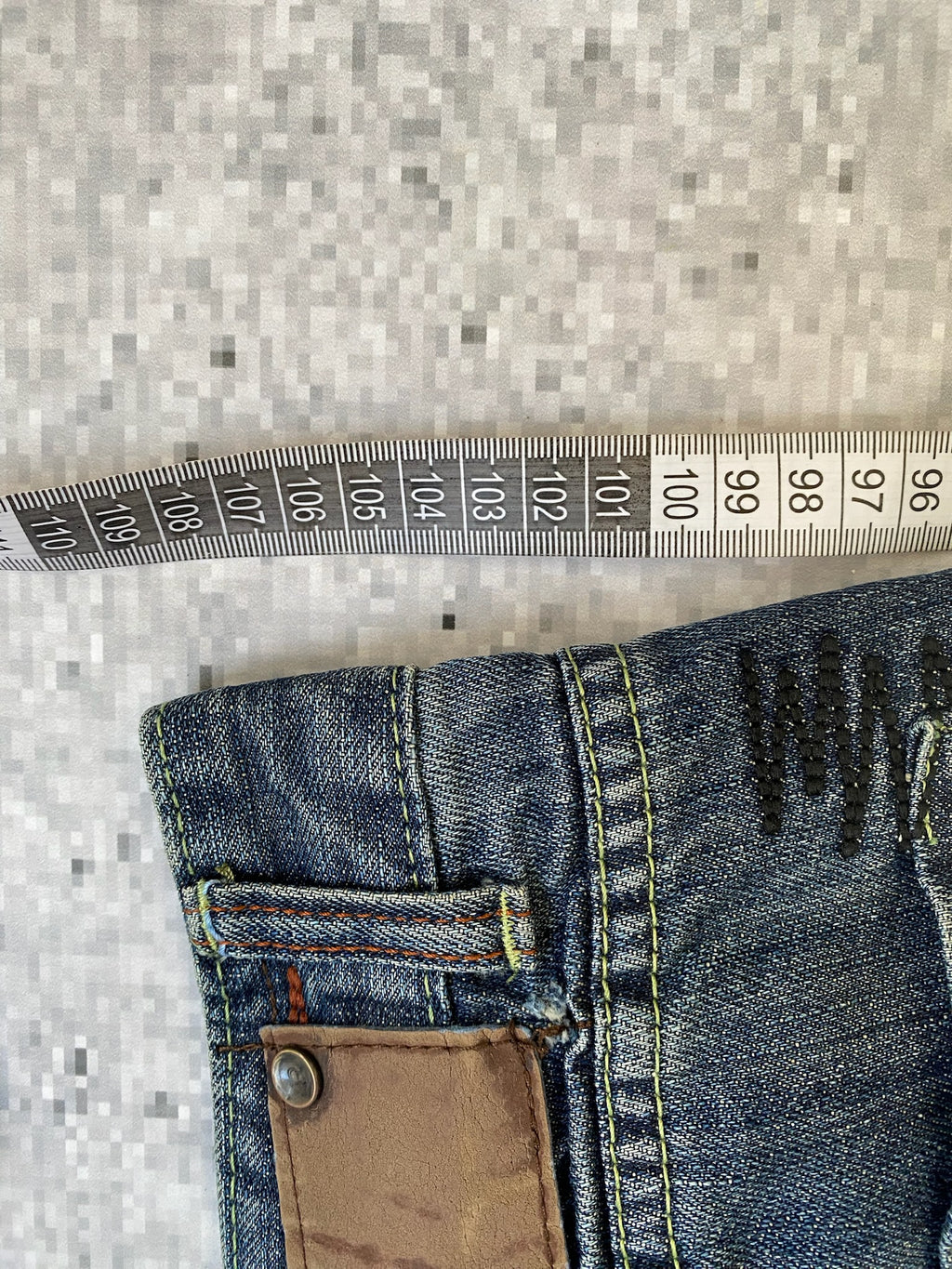 Studded Y2K  Straight Leg Jeans