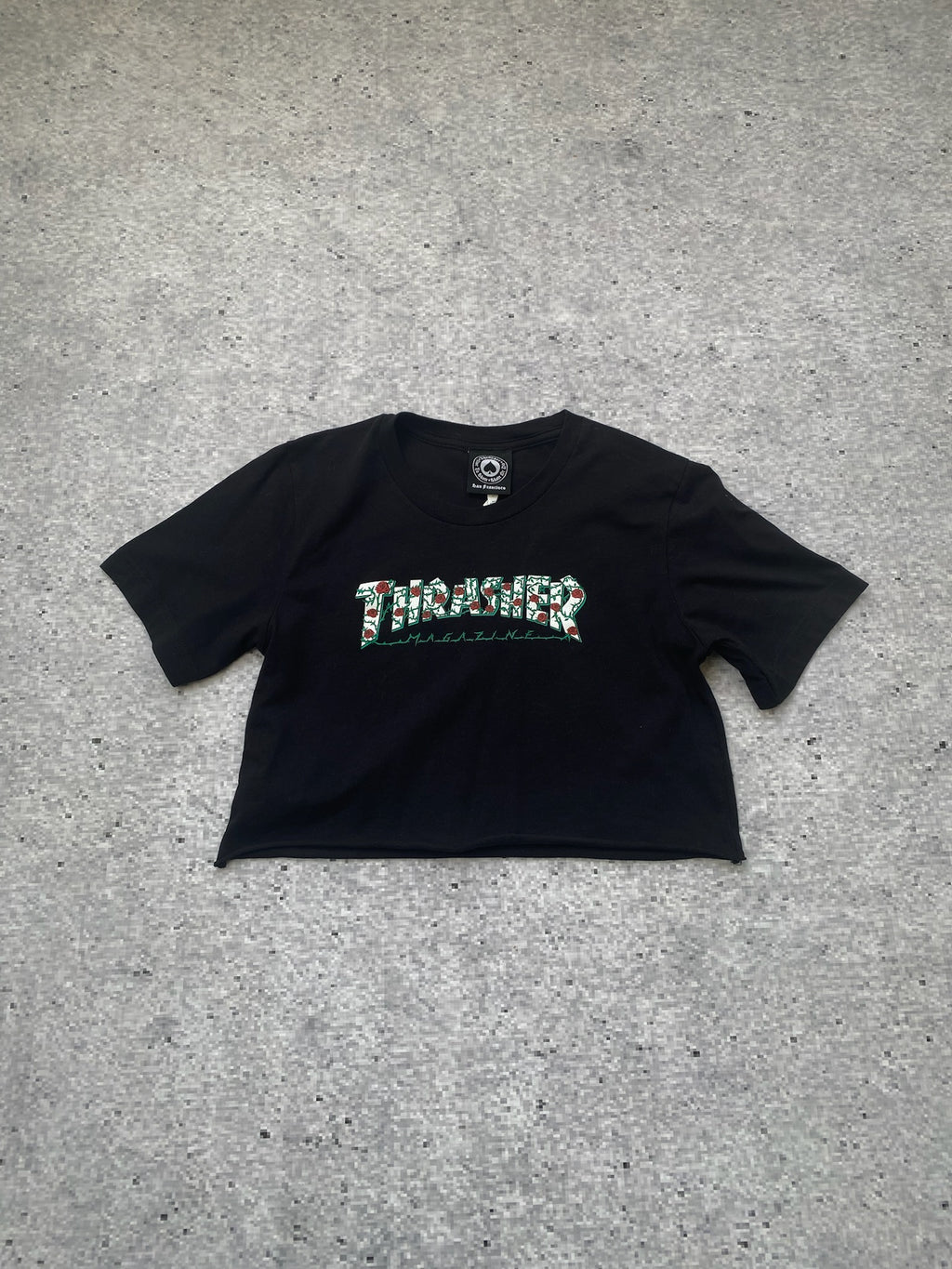 Thrasher Skater Crop Top