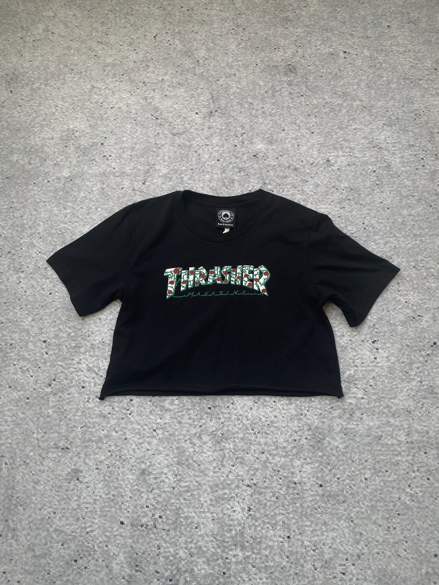 Thrasher Skater Crop Top