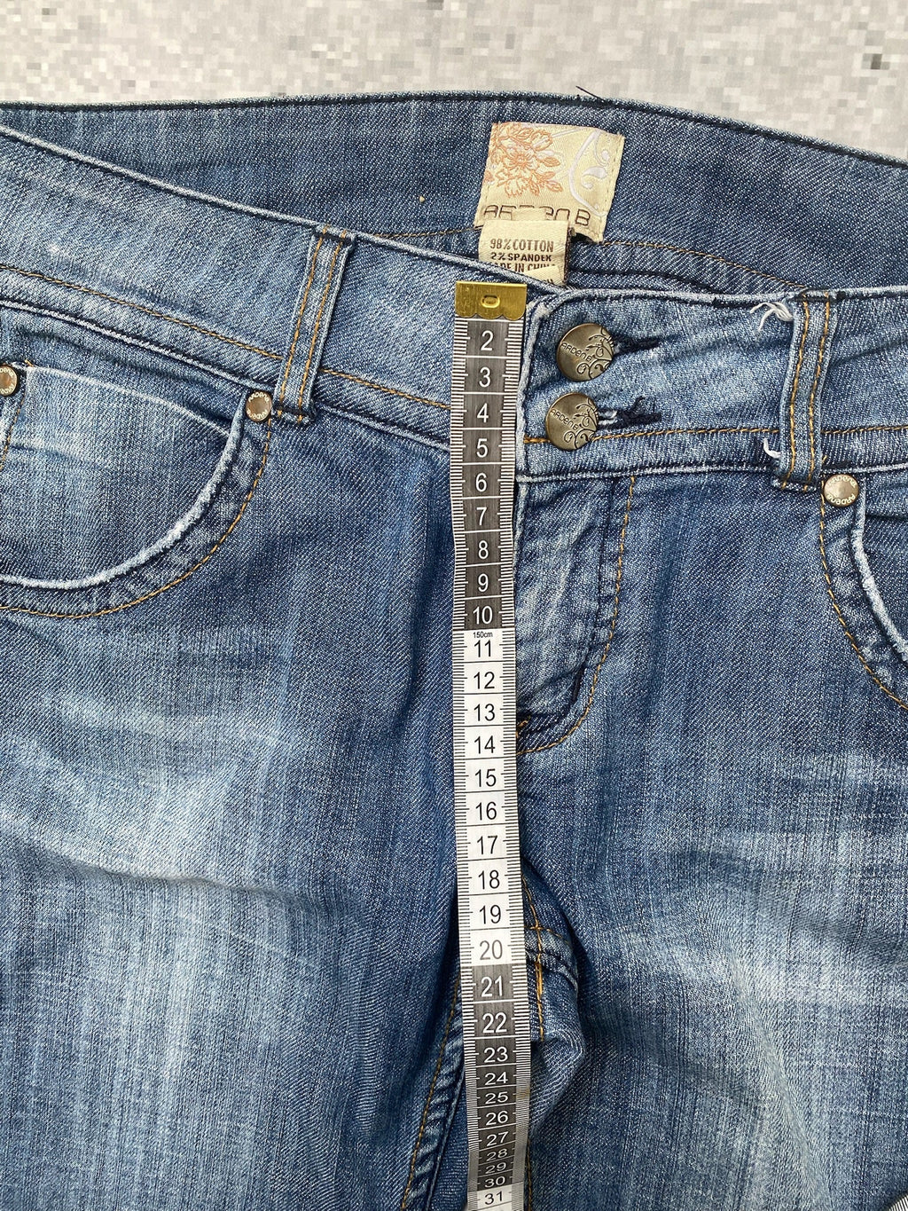 vintage arden b low waisted and bootcut jeans