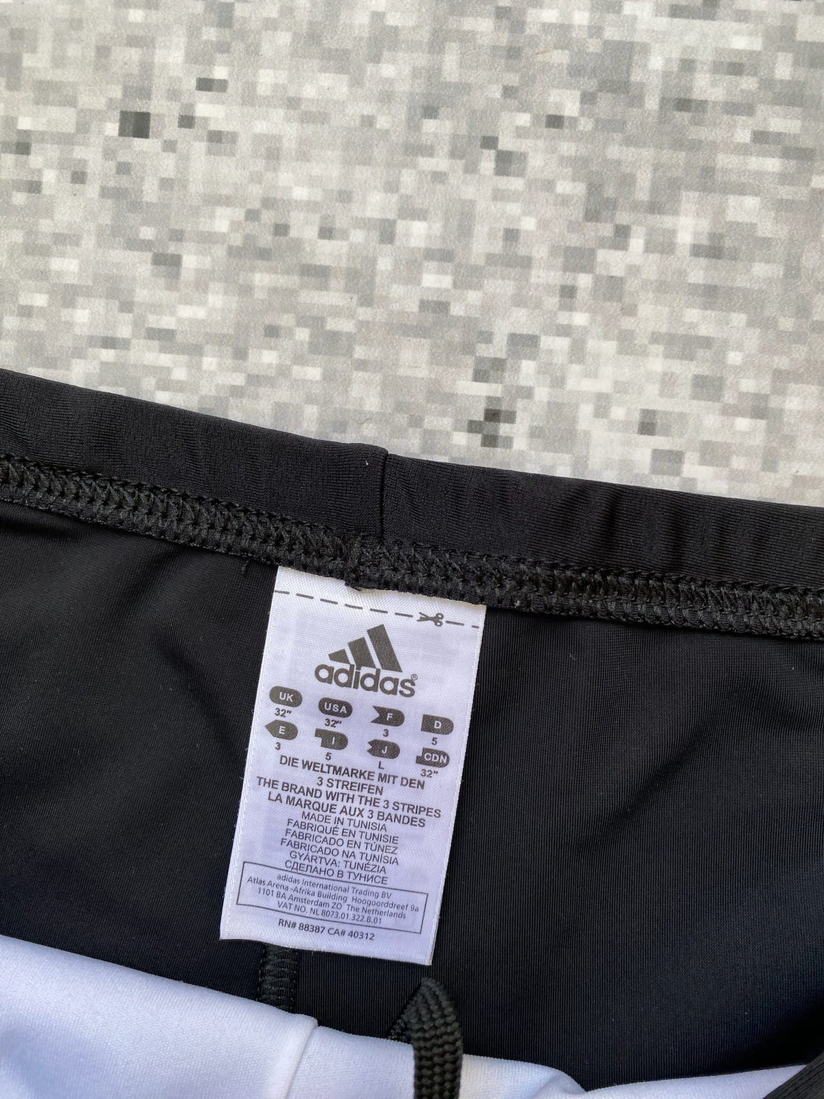 2000s Adidas Infinitex Neon Yellow Stripes Swimmimg Shorts