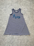 Sailor Gilttery Print Striped Dress Other