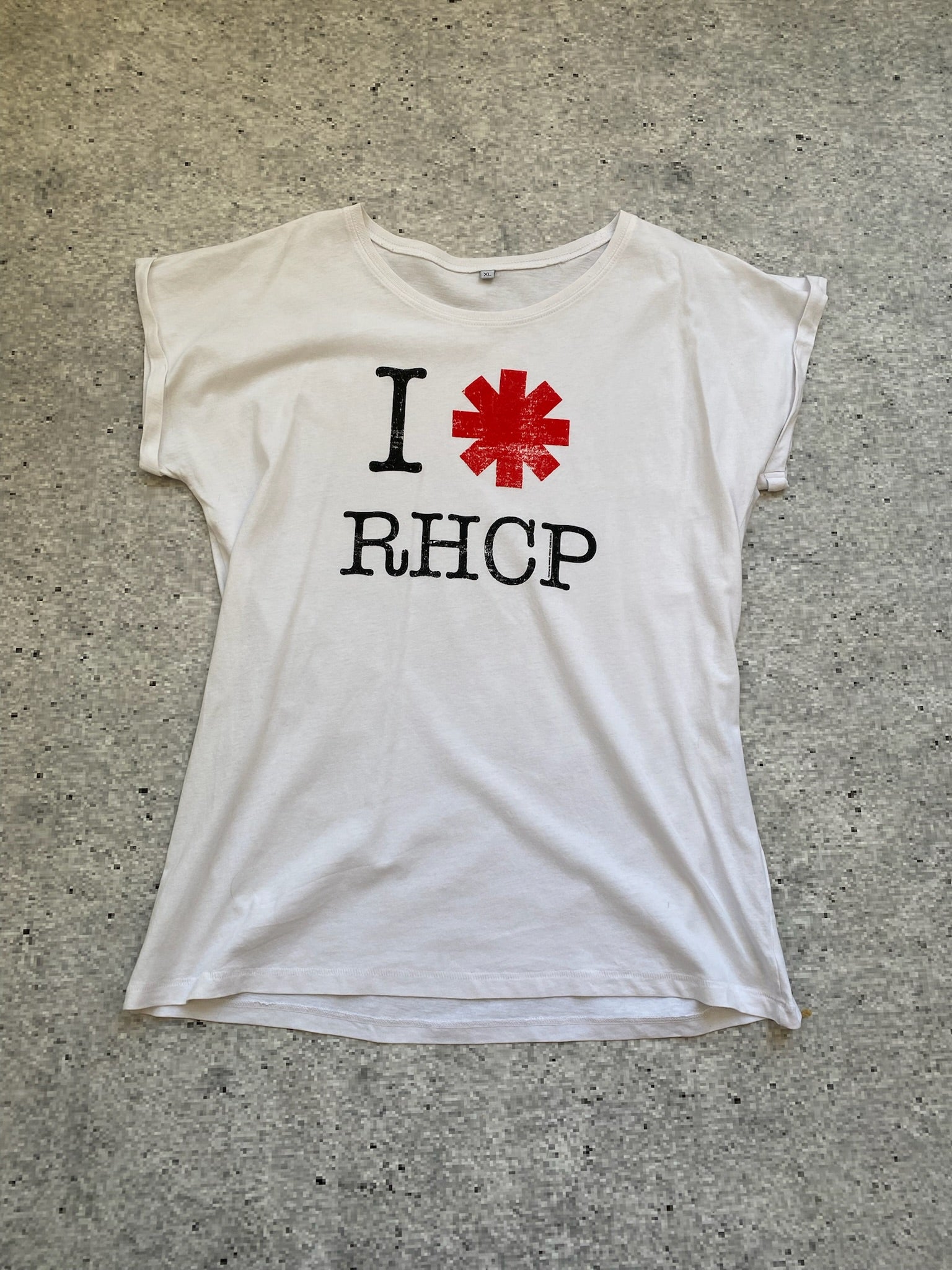 2018 RHCP White Tee
