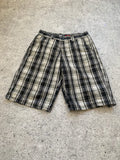 SouthPole Plaid Long Shorts