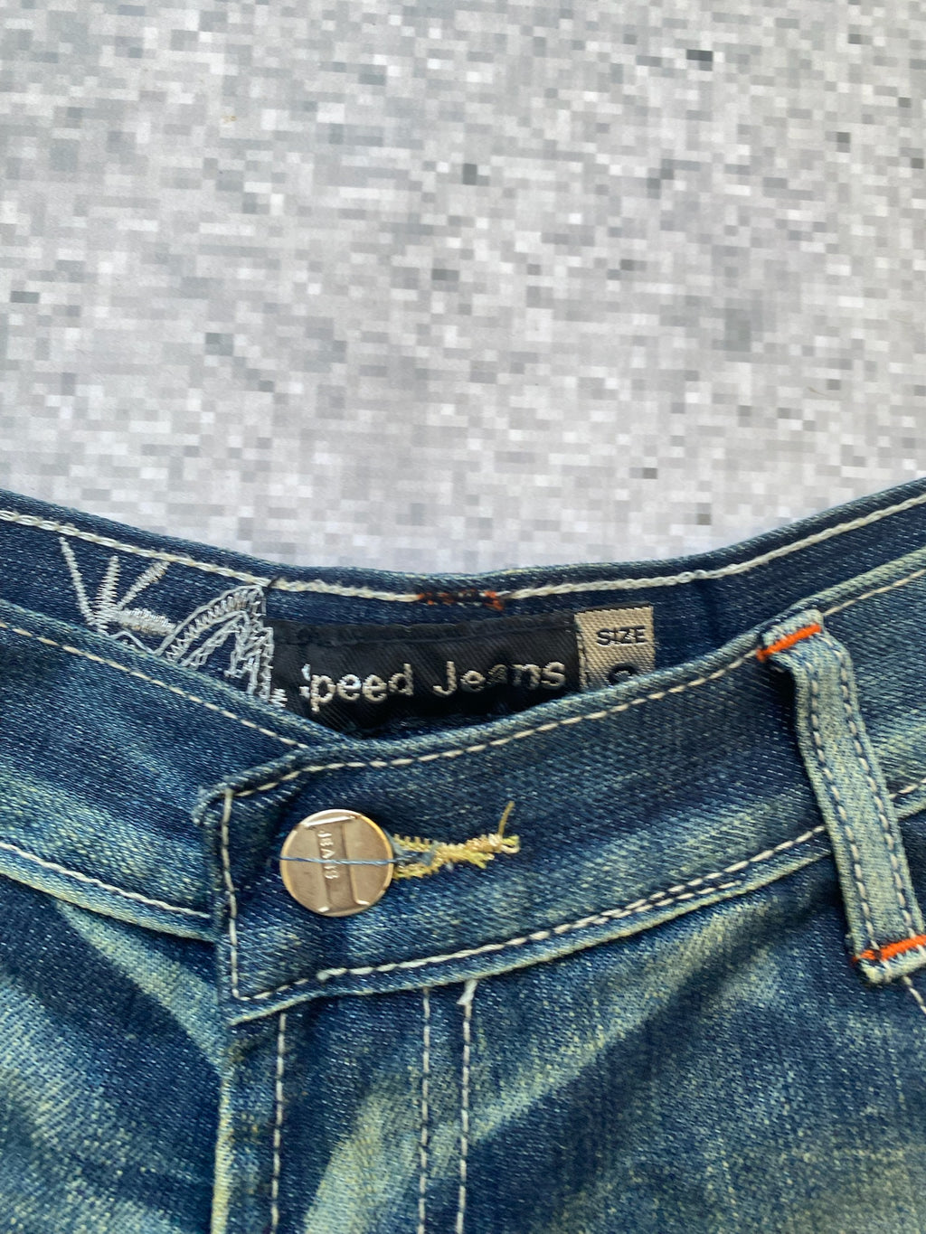 2000s Embroidered Pocket Detail lowrise Microshorts