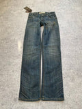 Explosion Darkwash Low Rise Straight Jeans (in tags)