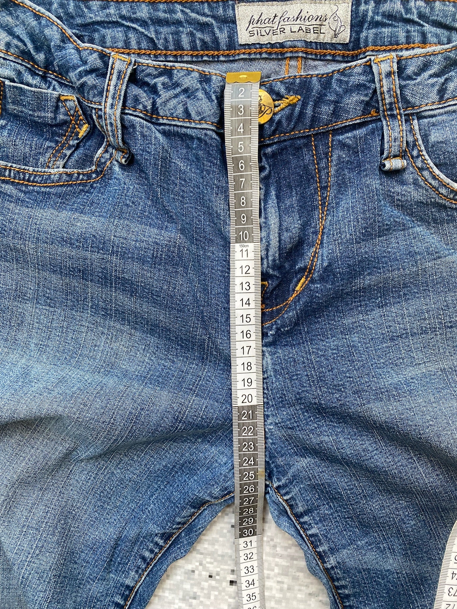 Baby Phat Silver Label Flared Low Wiasted Stretchy Jeans