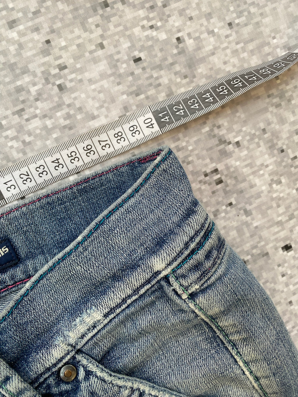 Miss Sixty low waist straight jeans green clover leaf