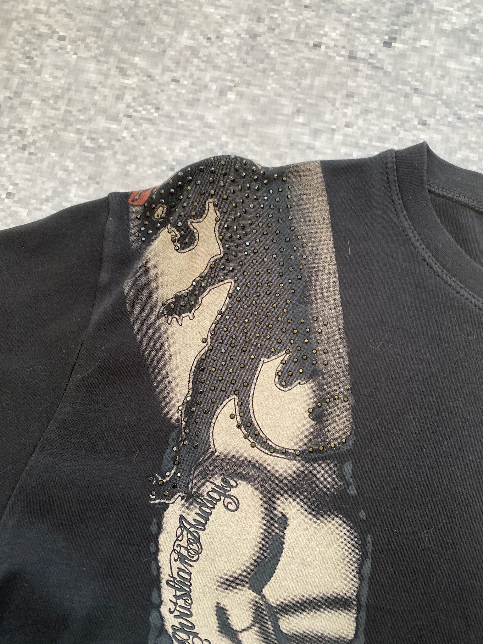 Christian Audigier Bedazzled Y2K T-Shirt