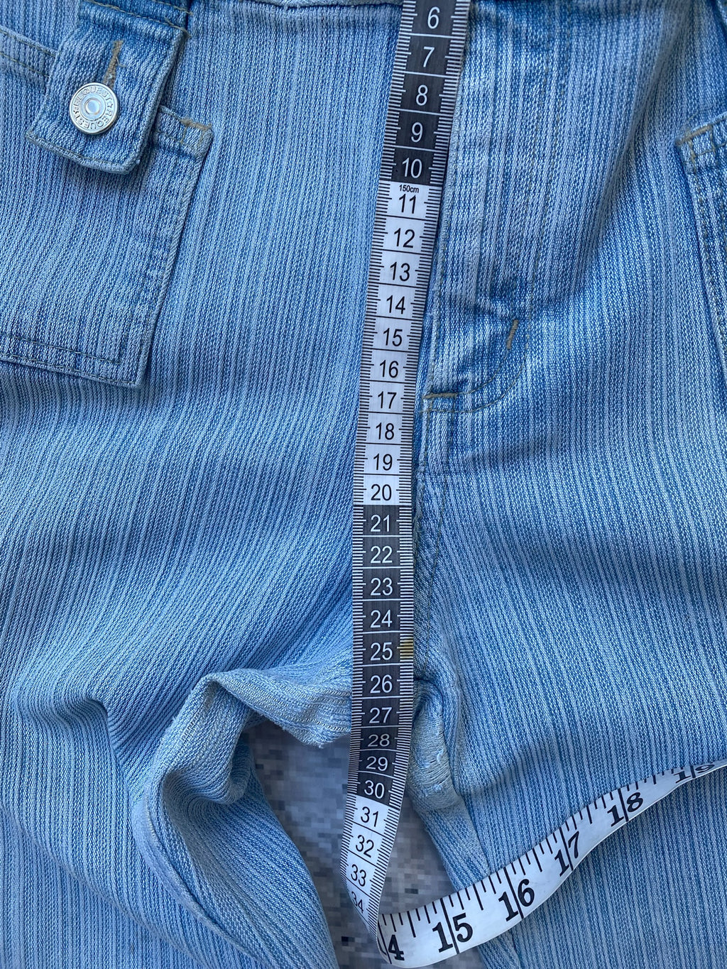 Request Stretchy Flared Lightwash Low Waisted Jeans